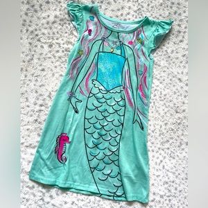 Wonder Nation Girls Size S 6/6X Night Gown Pajamas